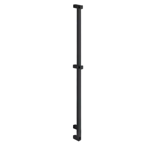 Margaroli Panorama 666 Полотенцесушитель электр. 3х165h (162), выкл справа, цвет: black brush nickel 666BBB-1650