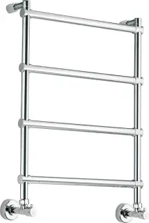 Margaroli Sole 442 Полотенцесушитель водяной для ГВС 53,5х71h (int 47), нижнее, цвет: tuscan brass 4424704(26)TB