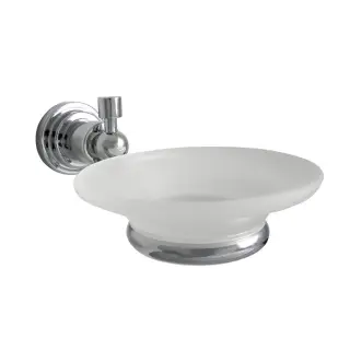 Nicolazzi Monte Croce Мыльница со стеклянной чашей, подвесная, цвет: хром 1487CR27