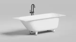 Salini Ornella Kit Ванна из S-Stone встраиваемая, прямоуг., 160х70 см, цвет: RAL полностью матовый 102426MF