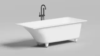 Salini Orlanda Kit Ванна из S-Stone встраиваемая, прямоуг., 170х75 см, цвет: RAL полностью матовый 102127MF