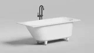 Salini Ornella Ванна из S-Sense встраиваемая 160х70 см, цвет: RAL полностью, матов., светлые оттенки 102316MF