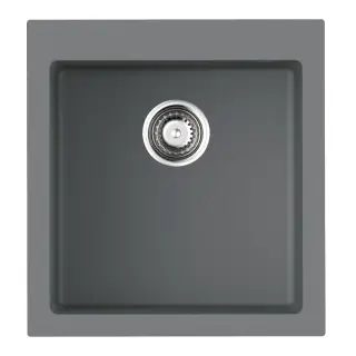 Omoikiri Bosen 47-GR Кухонная мойка Tetogranit 47x50 см, цвет: leningrad grey 4993594