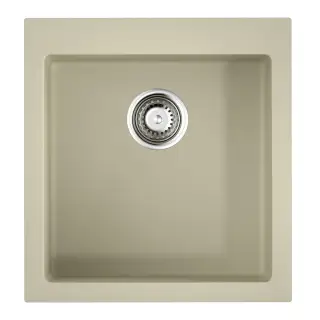 Omoikiri Bosen 47-BE Кухонная мойка Tetogranit 47x50 см, цвет: ваниль 4993587