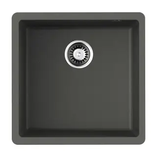 Omoikiri Bosen 44-U-PL Кухонная мойка Tetogranit 44x44 см, цвет: платина 4997007