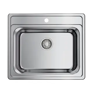 Omoikiri Ashi 56-IN Кухонная мойка нерж. сталь 56x48 см, цвет: нержавеющая сталь 4993449