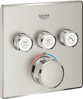 Grohe Grohtherm SmartControl Термостатический смеситель для душа, внешняя часть, цвет: суперсталь 29126DC0