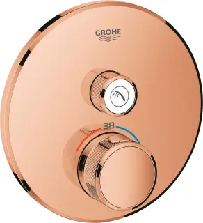 Grohe Grohtherm SmartControl Термостатический смеситель для душа, внешняя часть, цвет: теплый закат 29118DA0