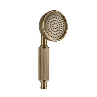 Gessi Venti20 Ручной душ с латунной ручкой, 1 вид струи, цвет: warm bronze brushed PVD 65154#726