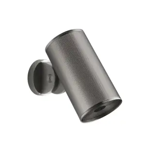 Gessi 316 Верхний душ d7,9 см, 1 вид струи, кронштейн настенный, цвет: steel brushed 57281#239