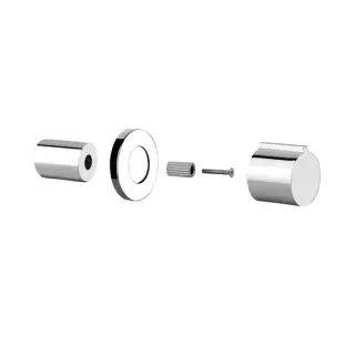 Gessi Emporio Shower Переключатель потоков на 2 потребителя, внешняя часть, цвет: chrome 18775#031