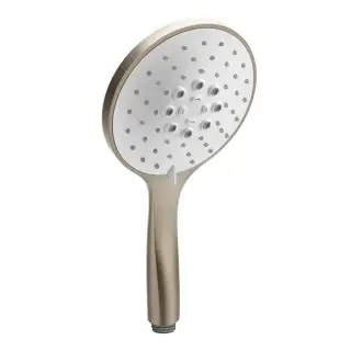 Gessi Emporio shower Ручной душ с ручкой из ABS-пластика, 3 вида струи, цвет: finox brushed nickel 14376#149