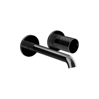 Gessi Habito Смеситель для раковины встр., без вн. части, длина излива 20,1 см, цвет:black metal PVD 70188#706