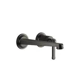 Gessi Venti20 Смеситель для раковины встраиваемый, без вн. части, цвет: black metal brushed PVD 65089#707