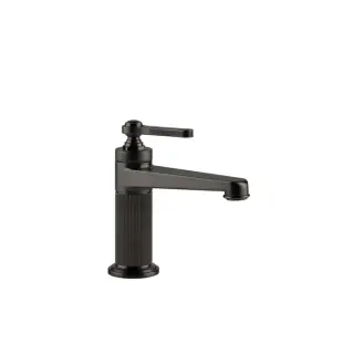 Gessi Venti20 Смеситель для раковины, без д/к, длина излива 13,4 см, цвет: black metal brushed PVD 65002#707