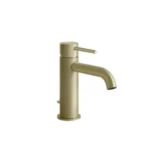 Gessi Gessi316 Смеситель для раковины, с д/к, длина излива 12,2 см, цвет: brushed brass PVD 54001#727