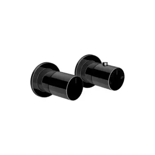 Gessi Habito Смеситель для душа термостатический, цвет: black metal PVD 70034#706