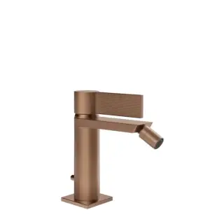 Gessi Inverso Rigato Смеситель для биде, с д/к, длина излива 11,8 см, цвет: copper brushed PVD 73507#708