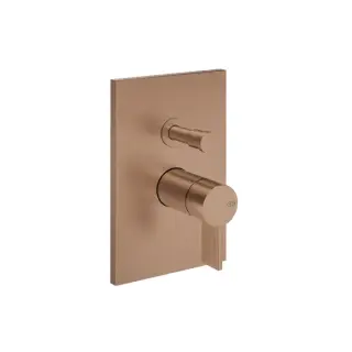 Gessi Inverso Rigato Смеситель для душа на 2 потреб., встр., внешняя часть, цвет: copper brushed PVD 73579#708