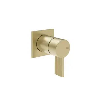 Gessi Inverso Rigato Смеситель для душа на 1 потребитель, встр., внеш. часть, цвет:brushed brass PVD 73519#727