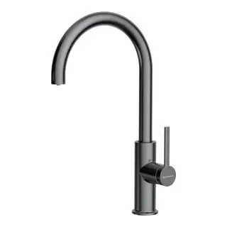 Omoikiri Okawa 2 Plus-GM Смеситель для кухни с подключением фильтра цвет: вороненная сталь 4994550