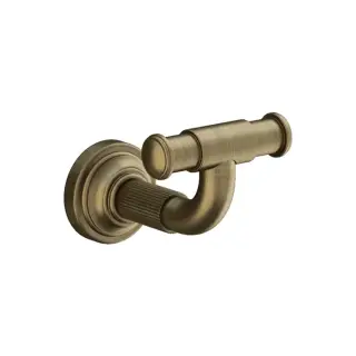 Gessi Venti20 Крючок для полотенец двойной, подвесной, цвет: antique brass 65521#713
