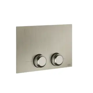 Gessi Venti20 Кнопка смыва для унитаза, 2 режима, латунь, цвет: finox brushed nickel 54657#149