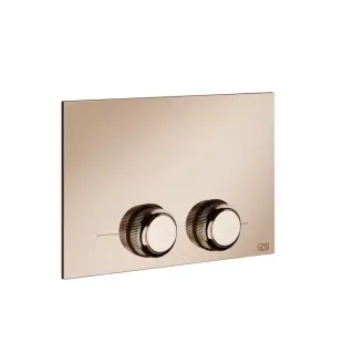 Gessi Venti20 Кнопка смыва для унитаза, 2 режима, латунь, цвет: copper PVD 54657#030