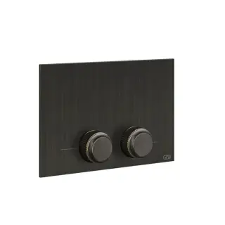Gessi Venti20 Кнопка смыва для унитаза, 2 режима, латунь, цвет: aged bronze 54657#187