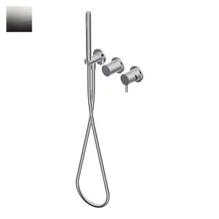 Ritmonio Diametro35 S Смеситель для душа, на 3 потребителя, внешняя часть, цвет: ix brushed PR52GG201IX