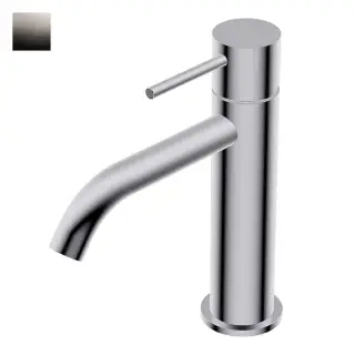 Ritmonio Diametro35 S Смеситель для раковины, без д/к, излив 12,7 см, цвет: blx brushed black chrome PR52AA201BLX