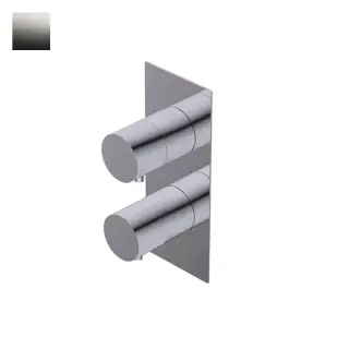 Ritmonio P47 Смеситель для душа термостатический, на 3 потребителя, внешняя часть, цвет: ix brushed PR47HG101IX