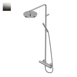 Ritmonio Shower System Душевая стойка: термостат, держатель для душа, шланг 150 см, цвет: ix brushed 7ADN207IX