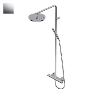 Ritmonio Shower System Душевая стойка: термостат, держатель для душа, шланг 150 см, цвет: crl chrome 7ADN207CRL