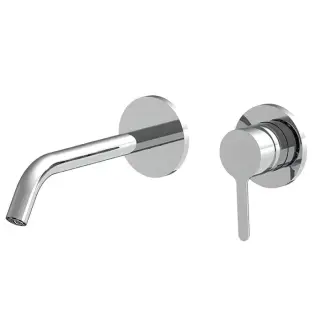 Fima Carlo Frattini Snap Смеситель для раковины встр., внешняя часть, излив 15,8 см, цвет chrome F3121WX8CR