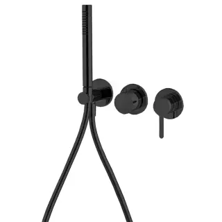 Fima Carlo Frattini Snap Смеситель для душа встр, внешняя часть, с душевым компл., цвет: black matt F3129WX8NS