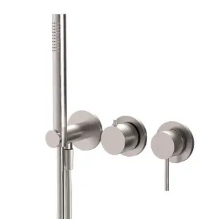 Fima Carlo Frattini Spillo Up Смеситель для душа встраиваемый, внешняя часть, цвет: stainless steel F3049WX8SINOX