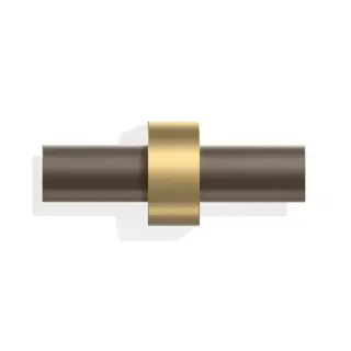 Decor Walther Century HAK2 Крючок для полотенец двойной, подвесной, цвет: золото матовое/бронза 0586041