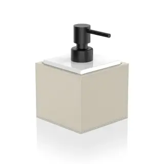 Decor Walther Brownie SSP Дозатор для мыла, настольный, искусственная кожа, цвет: черный 0937247