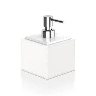 Decor Walther Brownie Дозатор для мыла, настольный, искусственная кожа, цвет: хром 0937150