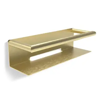 Decor Walther Mikado DA Полка металлическая 30x10 см, подвесная, цвет: золото матовое 0863982