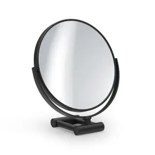 Decor Walther SPT Косметическое зеркало настольное, 7x увеличение d19 см, цвет: черный матовый 0118260