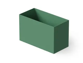 Dea Design Single Ванна из Solid Surface отдельностоящая 100x58 см, сидячая, с переливом, цвет: sage DD8702 1000 9