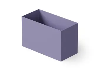Dea Design Single Ванна из Solid Surface отдельностоящая 100x58см, сидячая, с переливом, цвет: lilac DD8702 1000 14