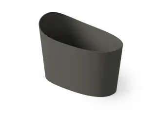 Dea Design Single Ванна из Solid Surface отдельност. 130x70 см, сидячая, с переливом, цвет: graphite DD8700 1300 5