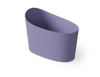 Dea Design Single Ванна из Solid Surface отдельностоящая 130x70см, сидячая, с переливом, цвет: lilac DD8700 1300 14