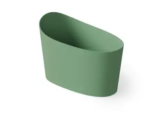 Dea Design Single Ванна из Solid Surface отдельностоящая 130x70 см, сидячая, с переливом, цвет: mint DD8700 1300 12