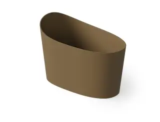 Dea Design Single Ванна из Solid Surface отдельност. 130x70см, сидячая, с переливом, цвет:dark camel DD8700 1300 1