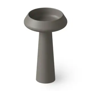 Dea Design Pedestal Basin Раковина напольная d54,5х90h см, без перелива, выпуск в пол, цвет: grey DD2046 545 3