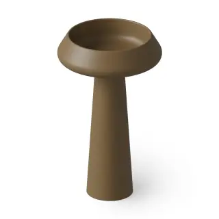 Dea Design Pedestal Basin Раковина напольная d54,5х90h см, без перел., выпуск в пол, цвет:dark camel DD2046 545 1